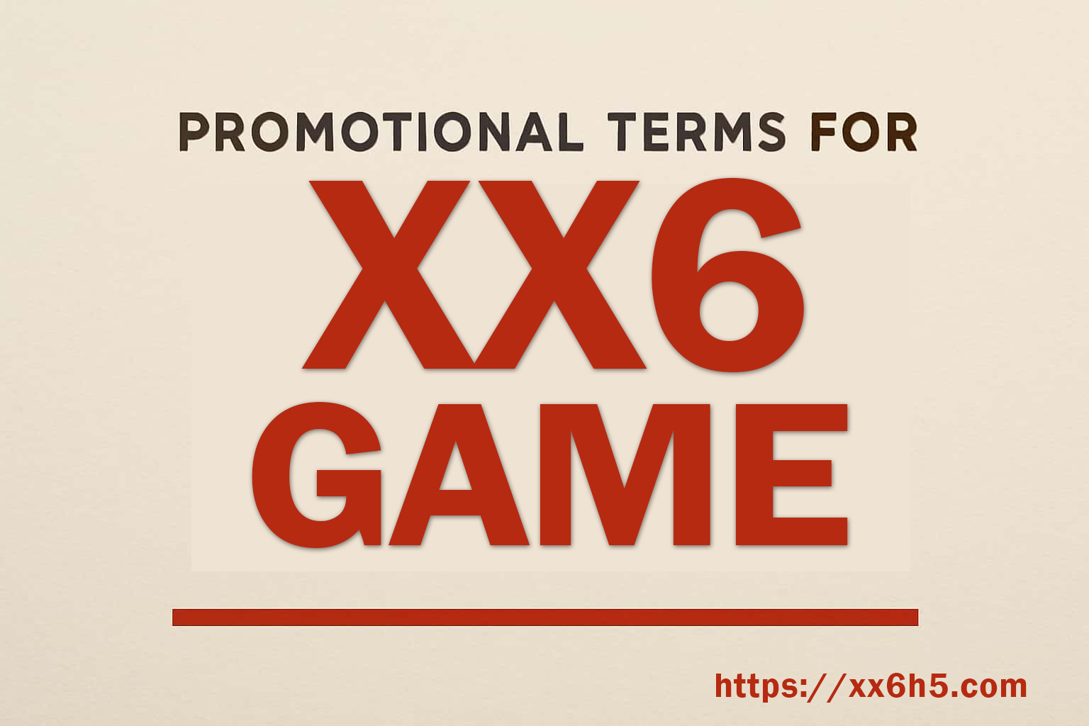 How to Read the Small Print on an XX6 Promotion